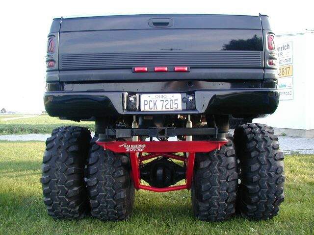 Eje trasero doble rueda 4x4